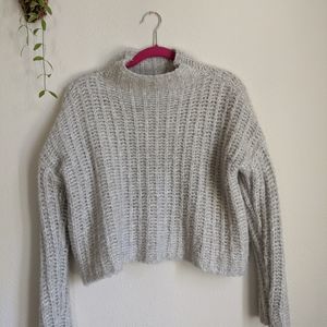 SOLD! Aerie Grey Knit Sweater